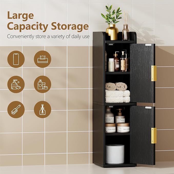 Yoobure Small Bathroom Storage Cabinet - Image 4