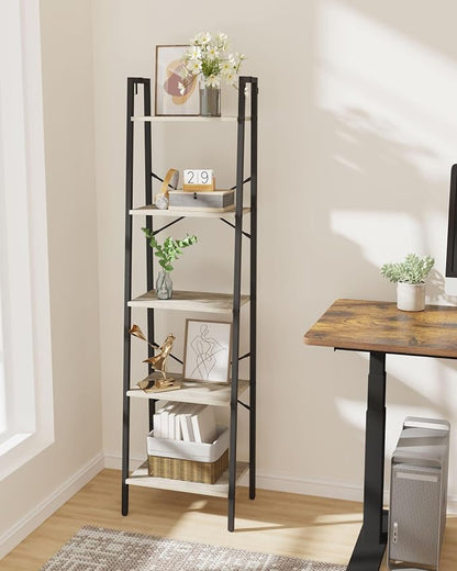 Hzuaneri Ladder Shelf, Freestanding Corner Storage Shelf | Bookcase - Image 7
