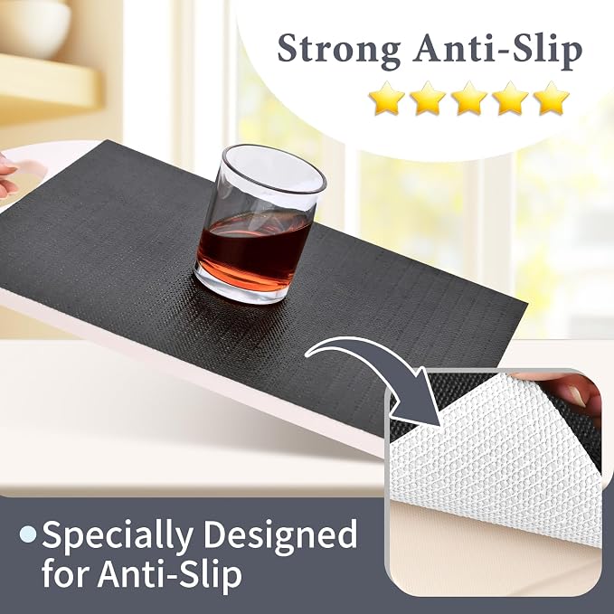 Shelf Liners for Kitchen Cabinets 17in x 30FT, Non Adhesive Drawer Liner Pure - Image 2