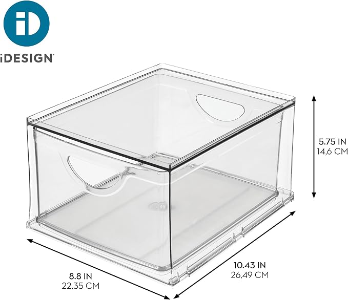 iDesign Stackable Storage Drawer, or Under Sinks, Made in USAizer, - Image 3