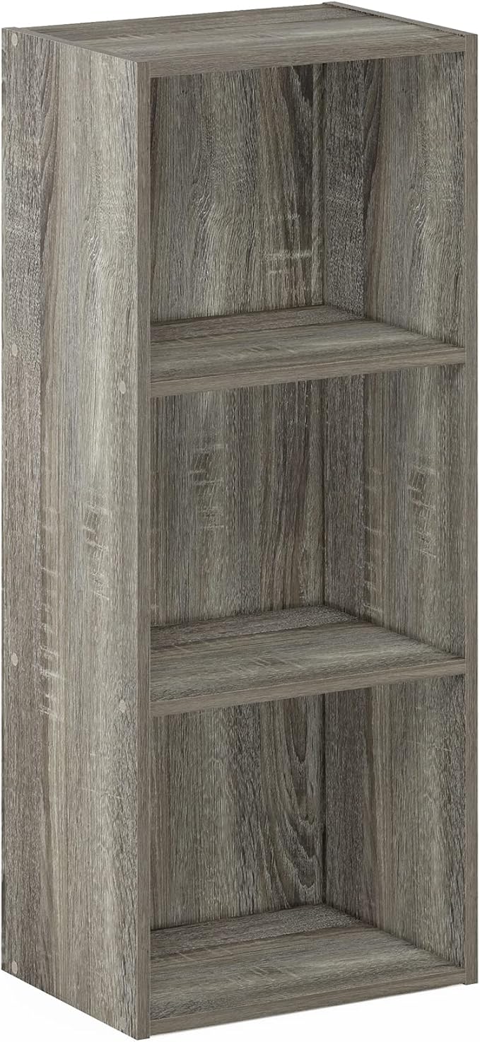 Furinno LUDER Book Shelf, 3-Cube Bookshelf, Bookcase - Image 6