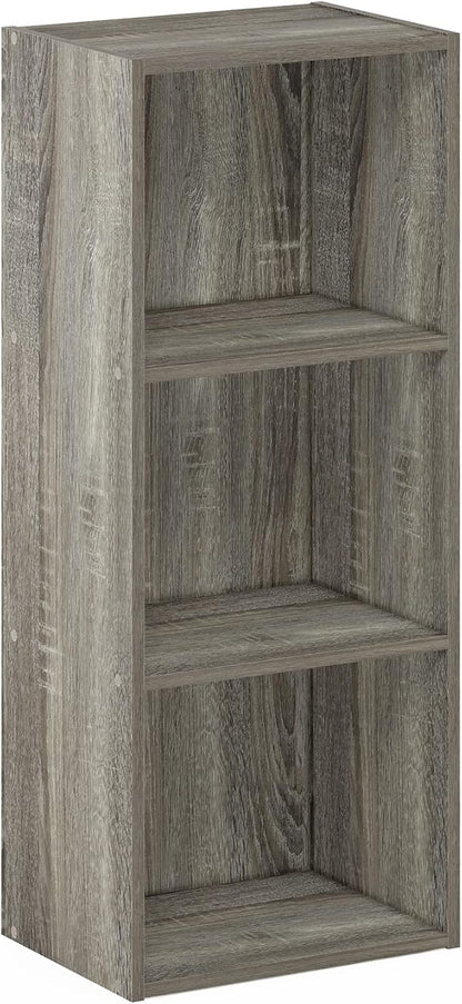 Furinno LUDER Book Shelf, 3-Cube Bookshelf, Bookcase - Image 6