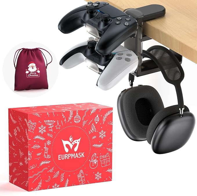 3 in 1 Rotating Headphone Stand by EURPMASKChoosethecolorofeurope