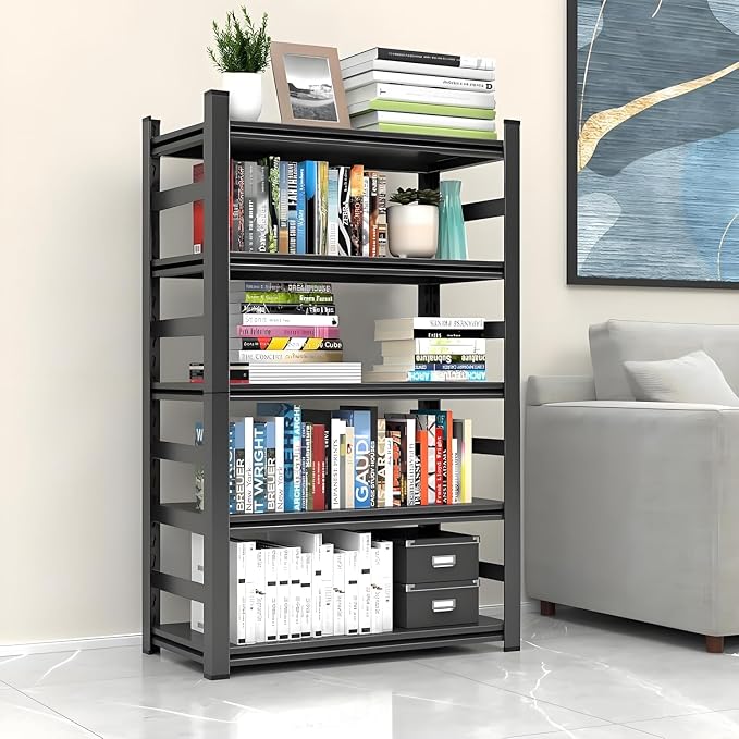 Garage Storage Shelves, 5 Tier Shelving Unit, 40 inch Wide, 18” Deep, 78” Tall by BEESTMUEBLE