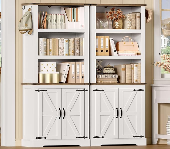 TEENFON 70.9in Tall Storage Cabinet - Image 5