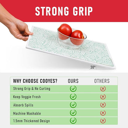 Cooyes 17.7" × 24" Fridge Liners - Image 3