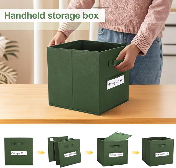 11x11 storage cube bins Foldable Fabric storage cubes - Image 4