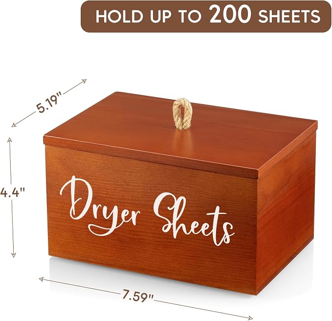 Wood Dryer Sheet Holder - Image 2