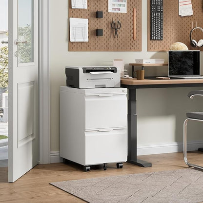 2 Drawer Mobile File Cabinet - Image 2
