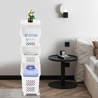 3-Tier Laundry Hamper Sorter - Image 3