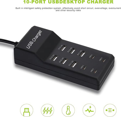 USB Charger, 50W USB Charging Station - Image 7