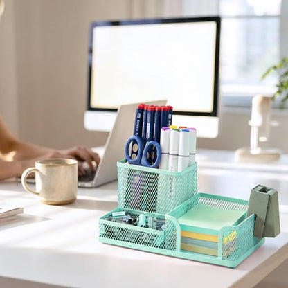 M&G Mesh Pen Holder Desk Organizers Pencil Holder - Image 4
