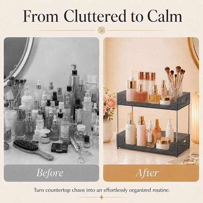 Goderewild Bathroom Counter Organizer, Makeup Organizer - Image 4