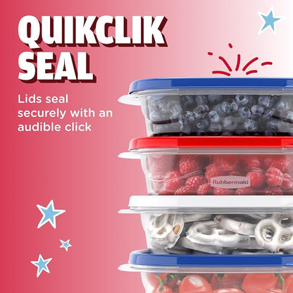 Rubbermaid TakeAlongs Special-Edition Americana 13-Piece Set of Food Storage - Image 3