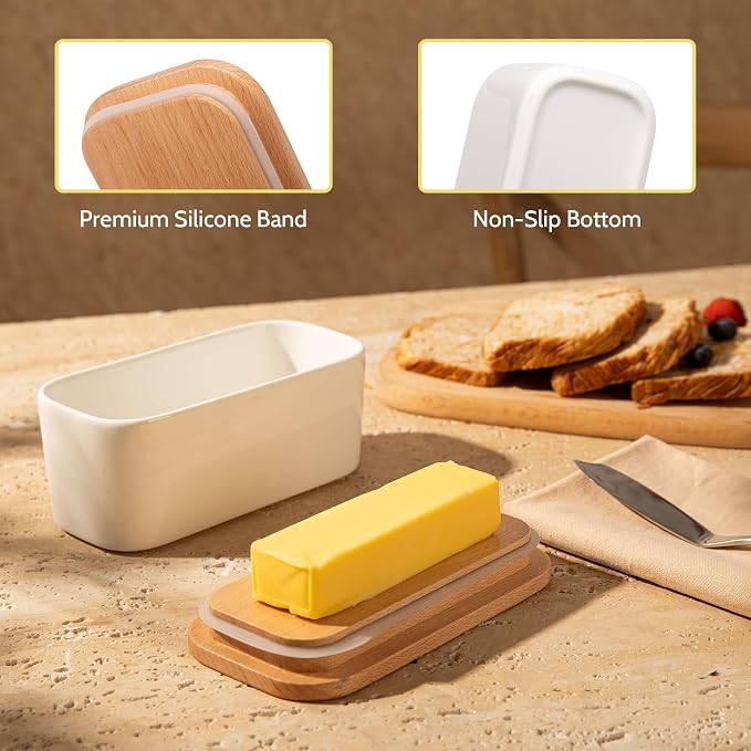 Sweese Small Butter Dish with Lid - Image 3