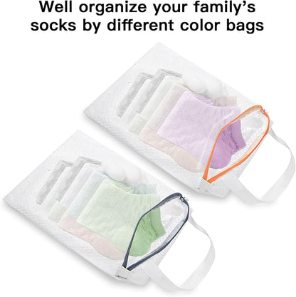 2-Pack Hanging Mesh Laundry Bags - Image 4