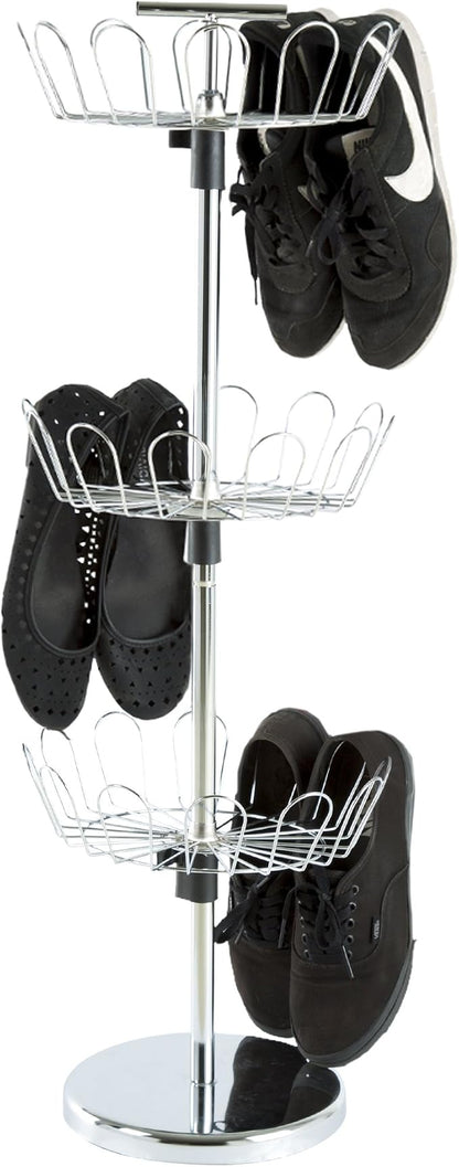 Lavish Home Rotating Shoe Rack Organizer - Image 3
