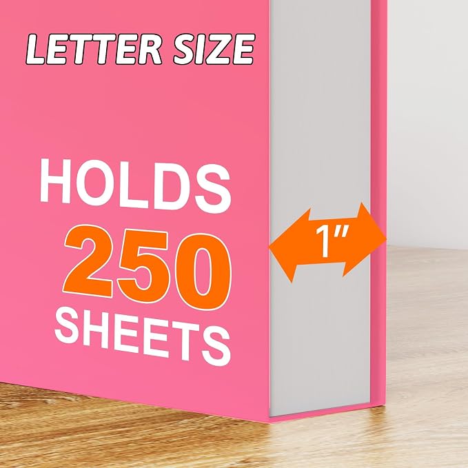 Plastic Hanging File Folders Letter Size, Heavy Duty 1 Inch Expansion, 12 Pack - Image 4