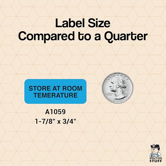 Doctor Stuff Store at Room Temperature Labels - Image 3