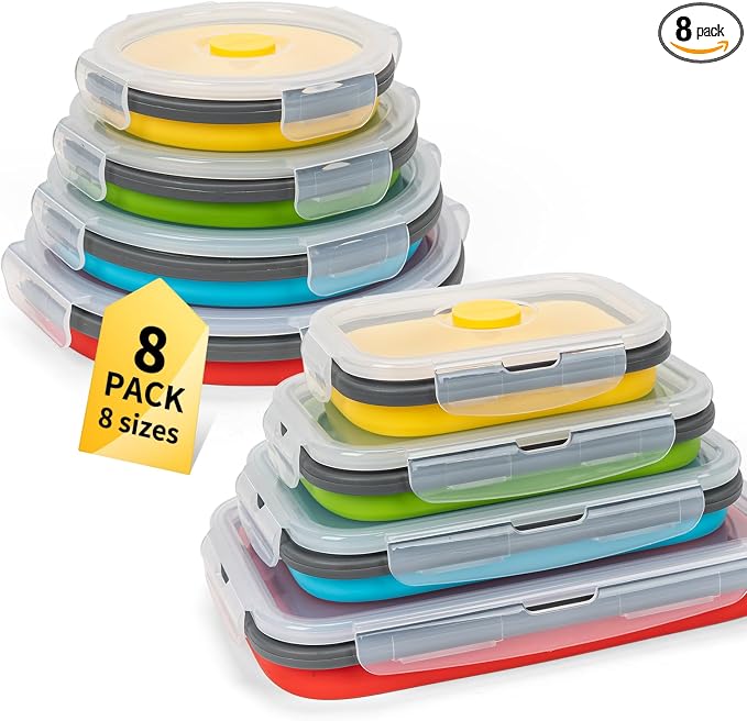 Collapsible Food Storage Containers by Annaklin