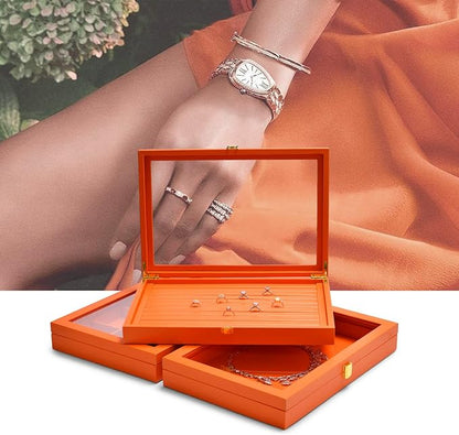Oirlv Premium Leather Jewelry Organizer Tray - Image 9
