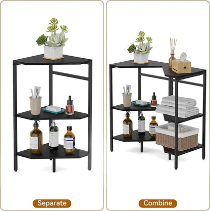 CADUKE Under Pedestal Sink Shelf, 2 Pack Under Sink Organizers and Storage - Image 4