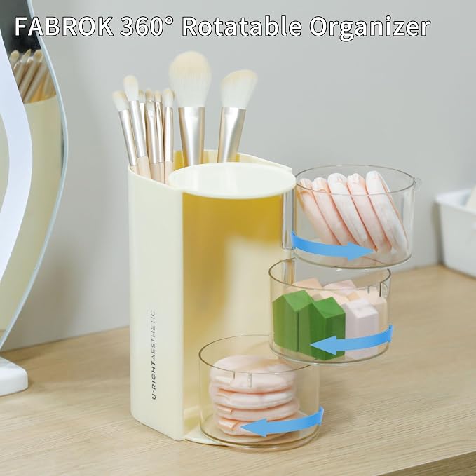 FABROK 3-Layer Clear Hair Accessories Organizer - Image 4