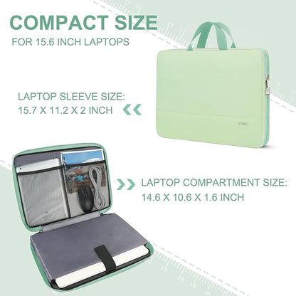 Ytonet Laptop Case 15.6 inch, TSA Water Resistant Laptop Sleeve - Image 2