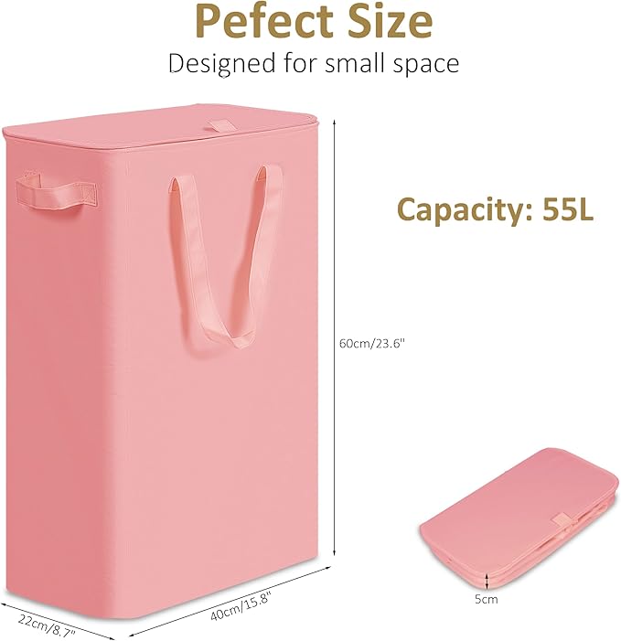 efluky Slim Laundry Basket - Image 2