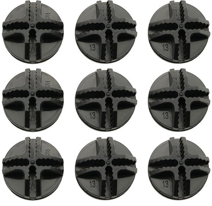 HJ Garden 10PCS Wire Cube Connectors Plastic Wire Grid Cube Storage Shelving by Unknown