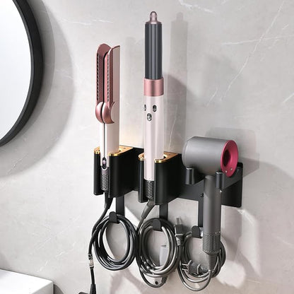 Hair Tool Organizer Wall Mount, Hair Dryer Curling iron Organizer, Flat Iron by Homestorage