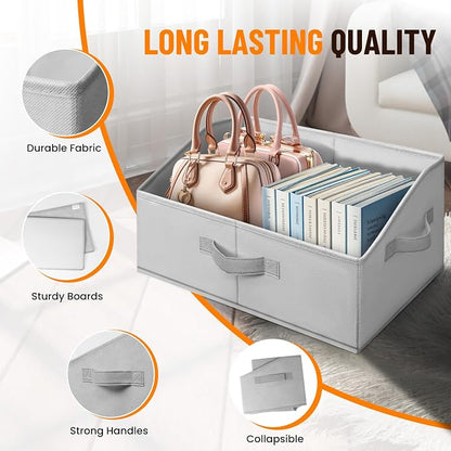 Extra Large Closet Organizers Bins 8 Pack - Image 6