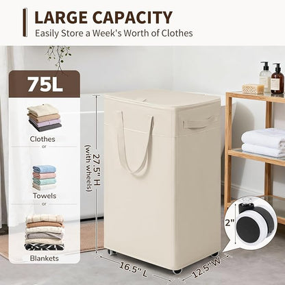 Goodpick 75L Foldable Laundry Hamper - Image 3