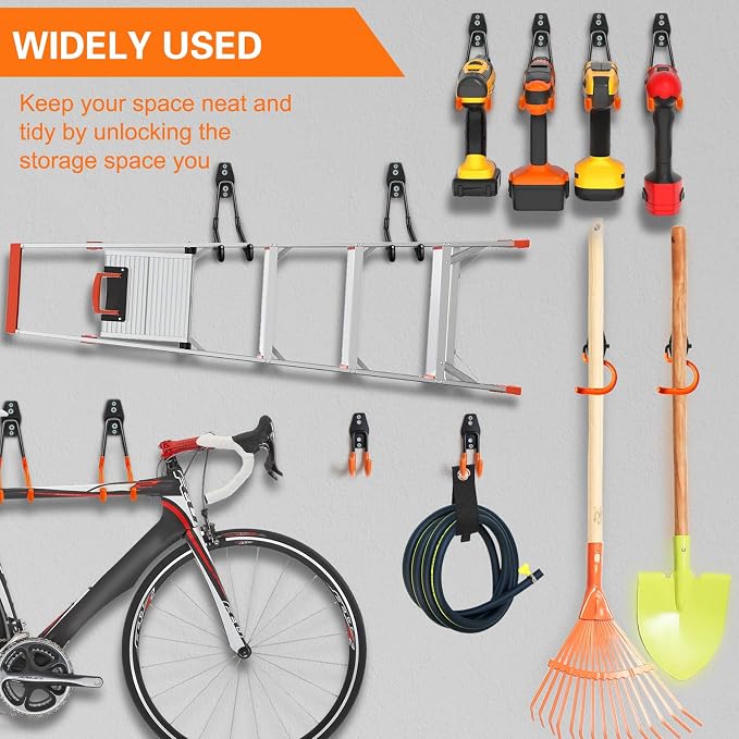 18 Pack Garage Hooks Heavy Duty Utility Steel - Image 4
