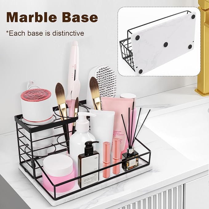 Hair Tool Organizer, Movable Hair Dryer Holder, Hair Styling Tools Storage - Image 4