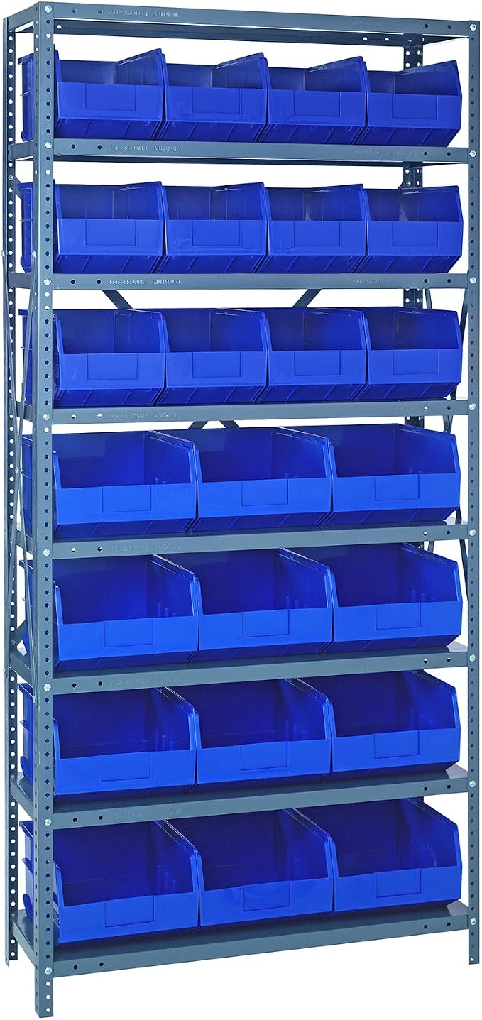 Quantum Storage Systems 2475-483485BL Shelving Unit, Carbon Steel, Galvanized by QuantumStorageSystems