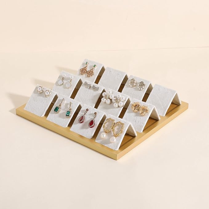 GemeShou Golden coated earring display stand by GemeShou