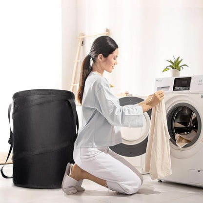 Bukere Laundry Hamper with Wheels, Extra Large 3 in 1 Pop Up Basket with - Image 7