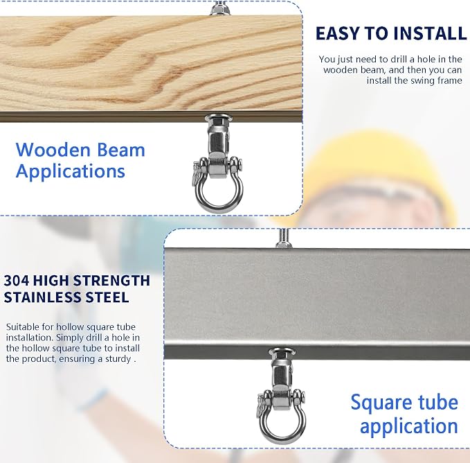 2-Pack Heavy Duty Swing Hangers - Image 4