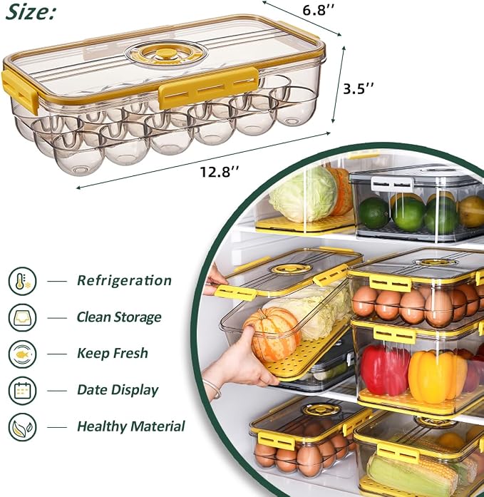 CottonColors Egg Holder for Fridge - Image 2