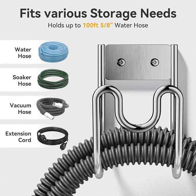 Garden Hose Holder Wall Mount - Image 4
