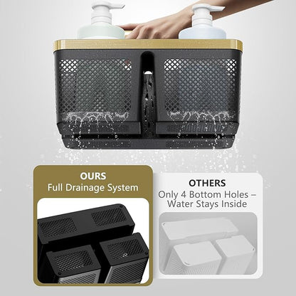 Shower Caddy Dorm Men: Plastic Bathroom Caddy Organizer - Image 3