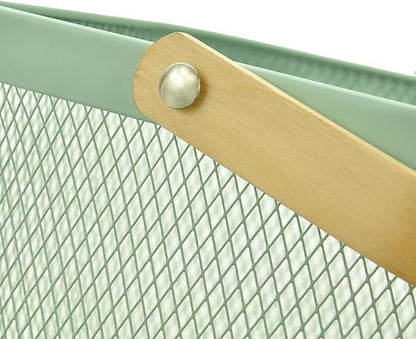 AJIODA Metal Mesh Steel Basket, Storage Organizer Basket Multi-functional - Image 5