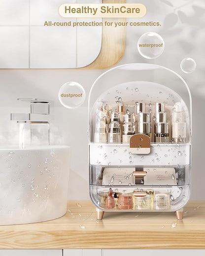 Makeup Organizer, Skincare Holder Bathroom Counter Organizer, Storage Box - Image 7