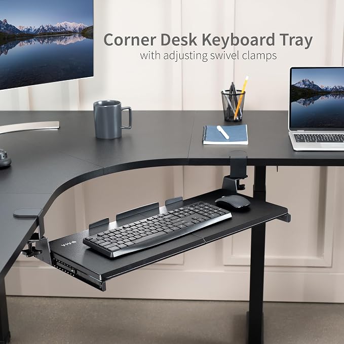 VIVO Large Pull Out Keyboard Tray - Image 2