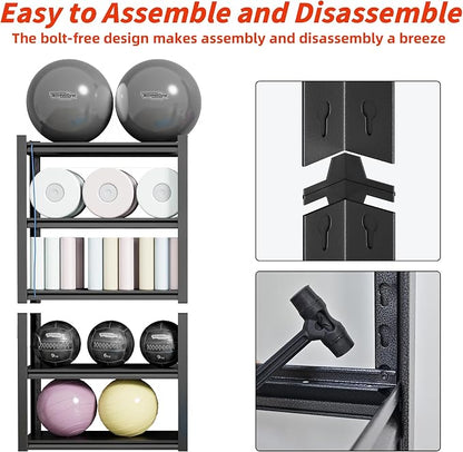 36" W Garage Shelving, 5-Tier Heavy Duty Shelving Unit, 3000LBS Adjustable - Image 7