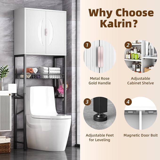 Kalrin Over The Toilet Storage Cabinet - Image 4