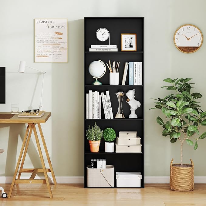 Giantex 5-Tier Bookshelf, Freestanding Bookcase - Image 8