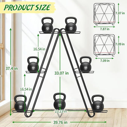 DiiKoo Heavy Duty Metal Plant Stand, Indoor Outdoor Plant Shelf & Rack - Image 6