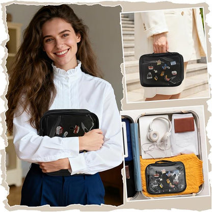 FR Multi-Function Enamel Pin Display Book, Detachable Binder Pin Bag - Image 5